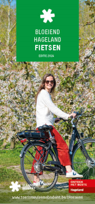 Cover van de Bloeiend Hageland fietskaart