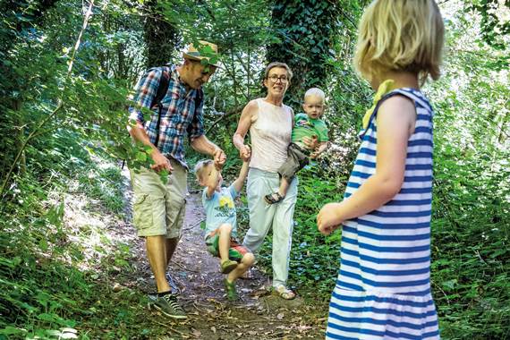 Wandelen in het Warandebos